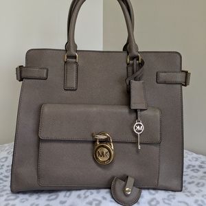 MK Saffiano Leather Tote Large